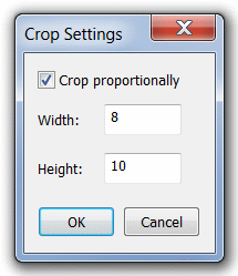 Cropping Proportion
