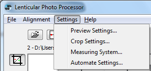 Settings Menu