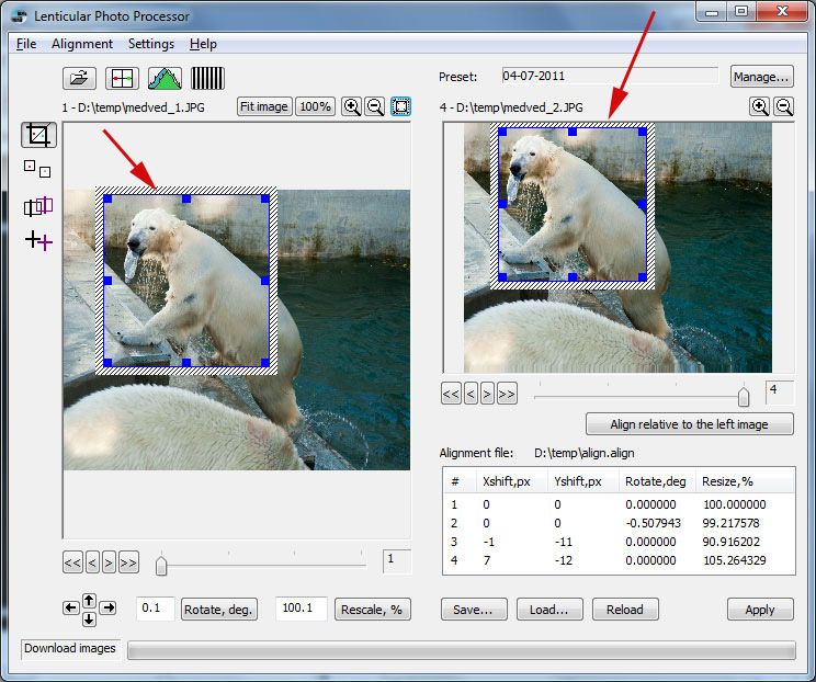 Cropping Frames